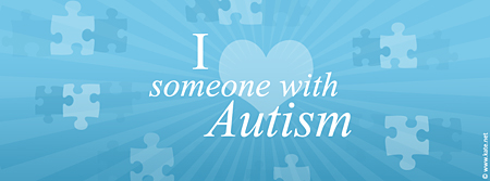 I Love Someone with Autism Facebook Cover