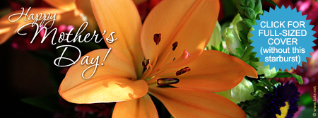 Happy Mother's Day Bouquet of Flowers Facebook Cover