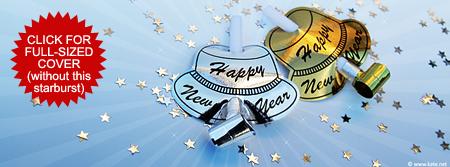 Happy New Year Noisemakers Facebook Cover