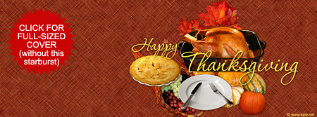 Happy Thanksgiving Meal Facebook Cover