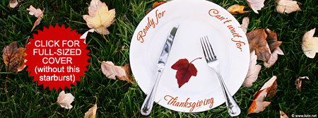 Ready For, Can't Wait For Thanksgiving Facebook Cover