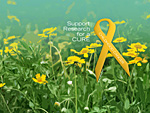 Support Research for a Childhood Cancer Cure Wallpaper