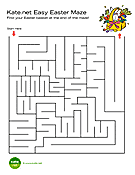 Printable Easter Maze