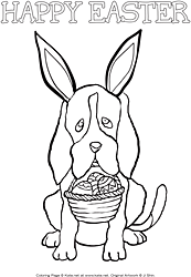 Easter Bunny Ears Coloring Pages
