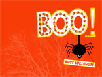 Boo Spider Wallpaper