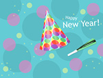 Happy New Year Party Wallpaper