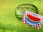Summer Watermelon Wallpaper