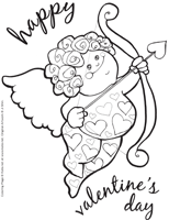 Cupid Coloring Page